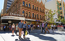 蓝道购物街（Rundle Mall），阿德莱德（Adelaide）